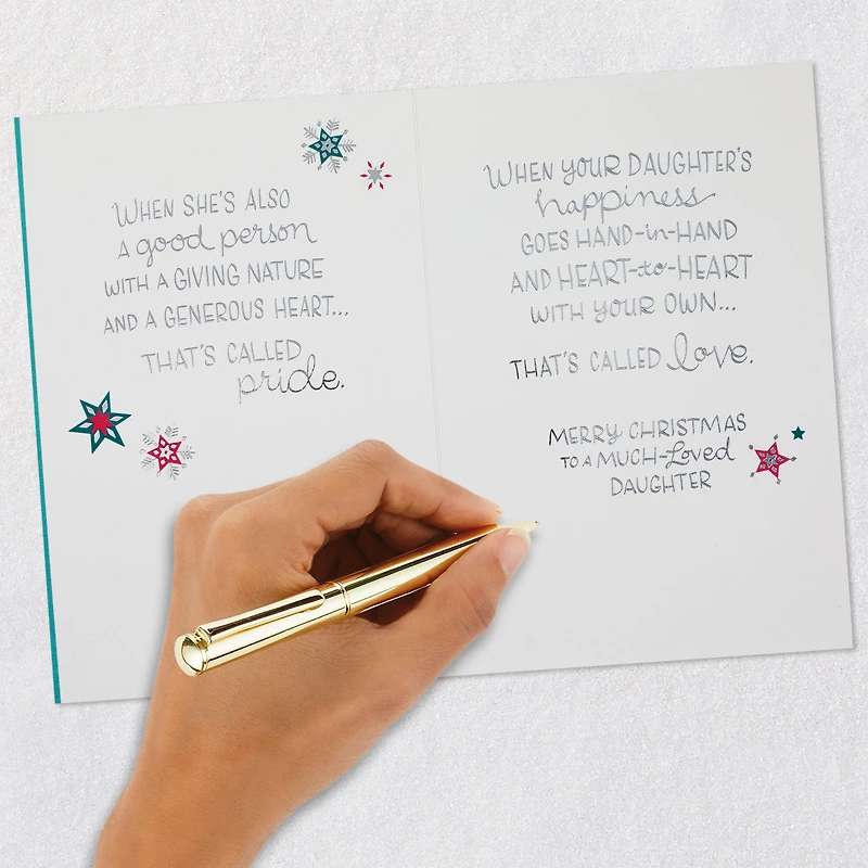 Joy, Pride and Love Christmas Card for Daughter for only USD 6.99 | Hallmark