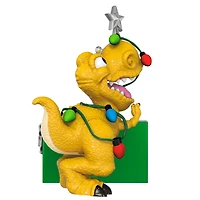 Festive Dinosaur Personalized Ornament, Custom Text for only USD 30.99 | Hallmark