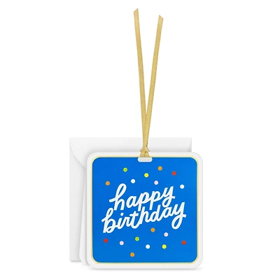 3.2" Happy Birthday Folded Gift Tag for only USD 1.99 | Hallmark