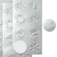 Silver Foil Embossed Holiday Seals, 3 sheets for only USD 3.49 | Hallmark