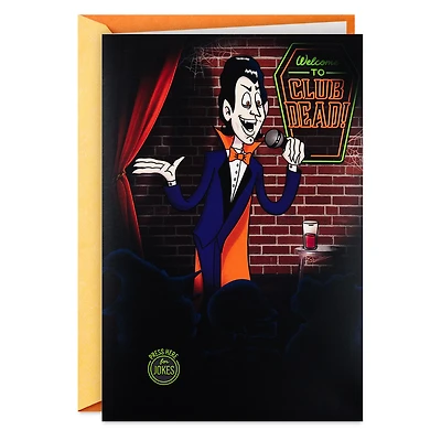 Vampire Comedian Funny Halloween Card With Sound for only USD 6.99 | Hallmark