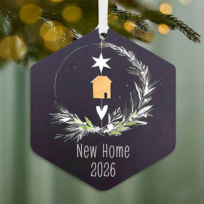 New Home Metal Personalized Ornament, Custom Text for only USD 17.99 | Hallmark