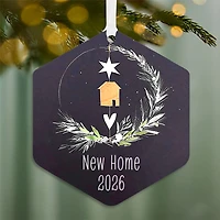 New Home Metal Personalized Ornament, Custom Text for only USD 17.99 | Hallmark