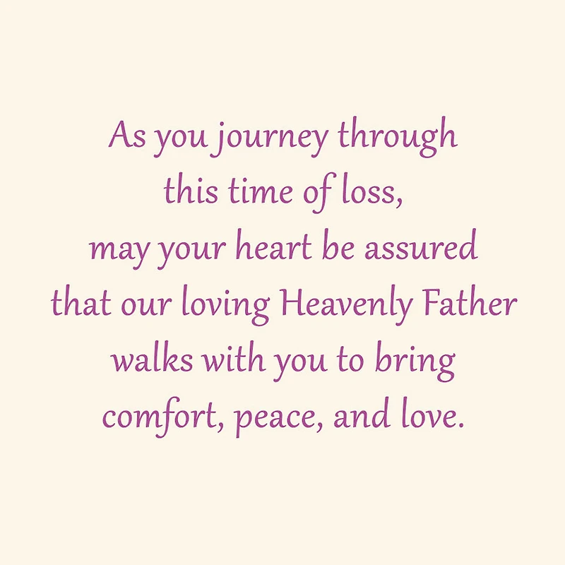 May Your Heart Be Assured Religious Sympathy Card for only USD 3.59 | Hallmark