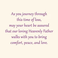 May Your Heart Be Assured Religious Sympathy Card for only USD 3.59 | Hallmark