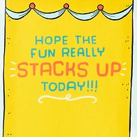 Hope the Fun Stacks Up Pop-Up Birthday Card for Grandson for only USD 6.99 | Hallmark