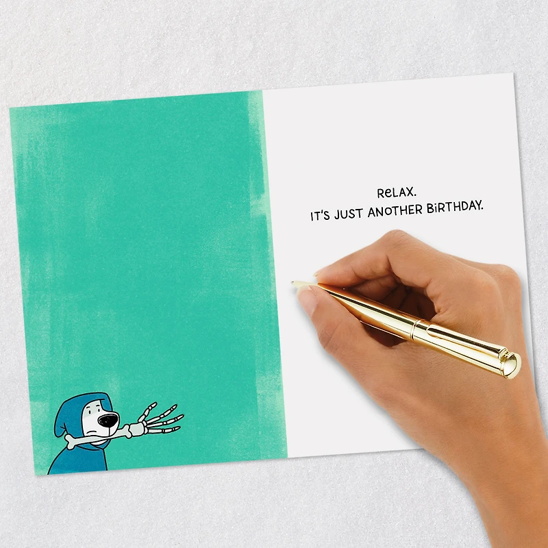 Grim Reaper and His Emotional Support Dog Funny Birthday Card for only USD 4.49 | Hallmark
