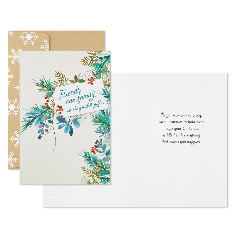 Evergreen Branches Greatest Gifts Boxed Christmas Cards, Pack of 12 for only USD 17.49 | Hallmark