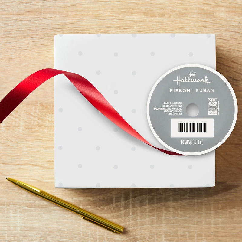 0.6" Sparkly Red Ribbon for only USD 3.49 | Hallmark
