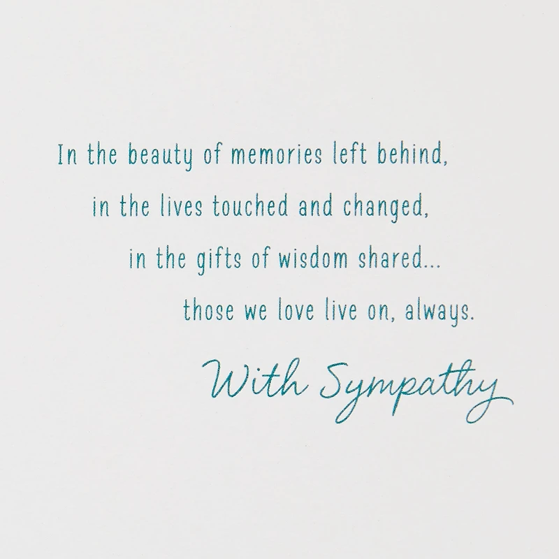 Nothing Loved Is Lost Sympathy Card for only USD 5.99 | Hallmark