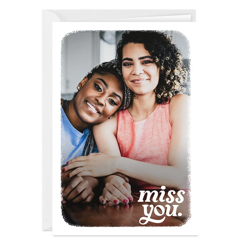 Miss You Custom Card for only USD 4.99 | Hallmark