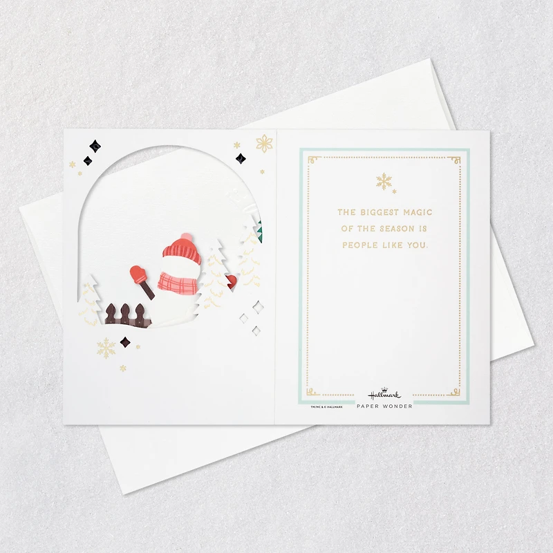 You Make the Season Magic Snowman 3D Pop-Up Christmas Card for only USD 8.99 | Hallmark