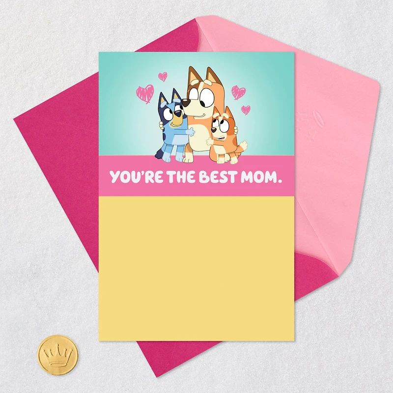 Bluey You're the Best Musical Mother's Day Card for Mom for only USD 6.99 | Hallmark