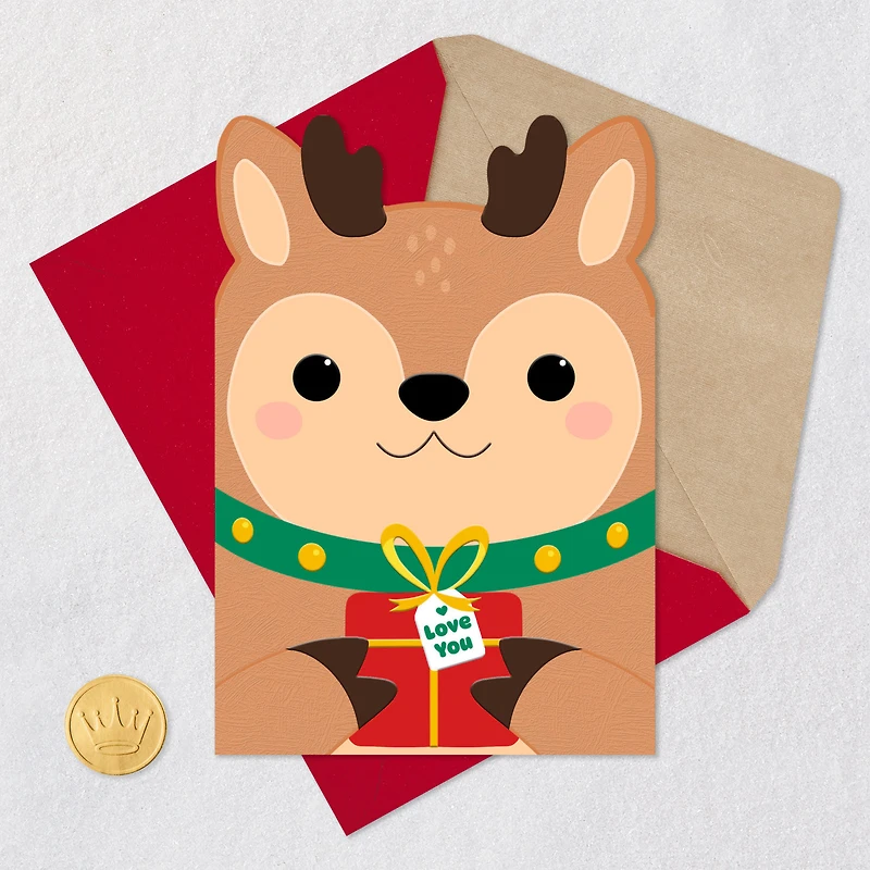 Reindeer Love You Christmas Card for Kid for only USD 3.99 | Hallmark