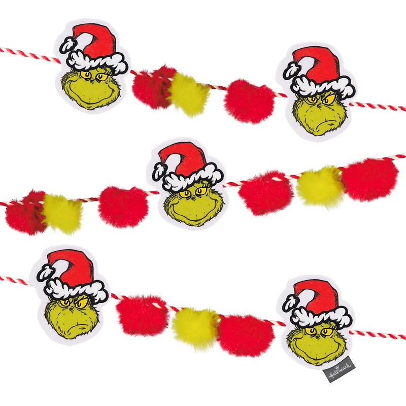Dr. Seuss's How the Grinch Stole Christmas!™ Fabric Hallmark Garland, 72" for only USD 14.99 | Hallmark
