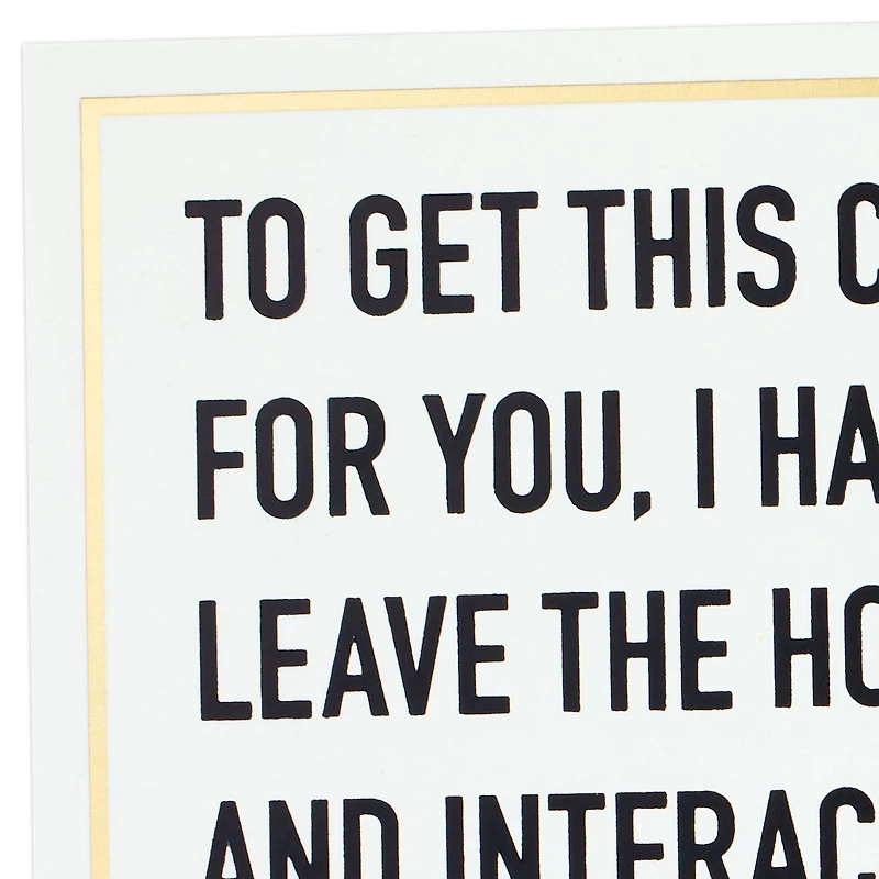 You're Worth Interacting With Humans Funny Birthday Card for only USD 4.49 | Hallmark