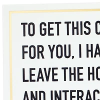 You're Worth Interacting With Humans Funny Birthday Card for only USD 4.49 | Hallmark