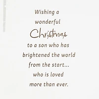 You Brighten the World Christmas Card for Son for only USD 5.59 | Hallmark