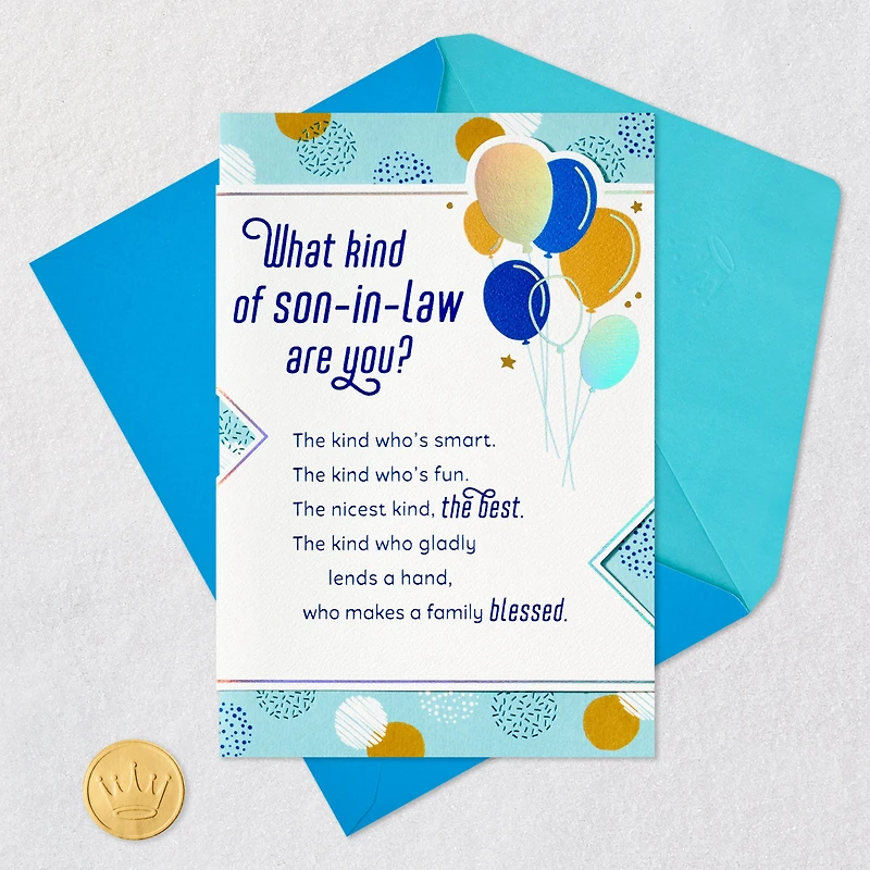 Loved Just Like a Son Birthday Card for Son-in-Law for only USD 5.99 | Hallmark