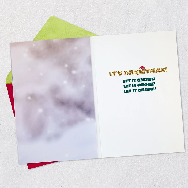 Let It Gnome Funny Musical Christmas Card With Light for only USD 10.59 | Hallmark
