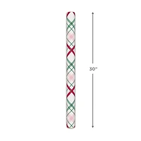 Peppermint-Scented Playful Plaid on White Christmas Wrapping Paper Roll, 20 sq. ft. for only USD 5.99 | Hallmark