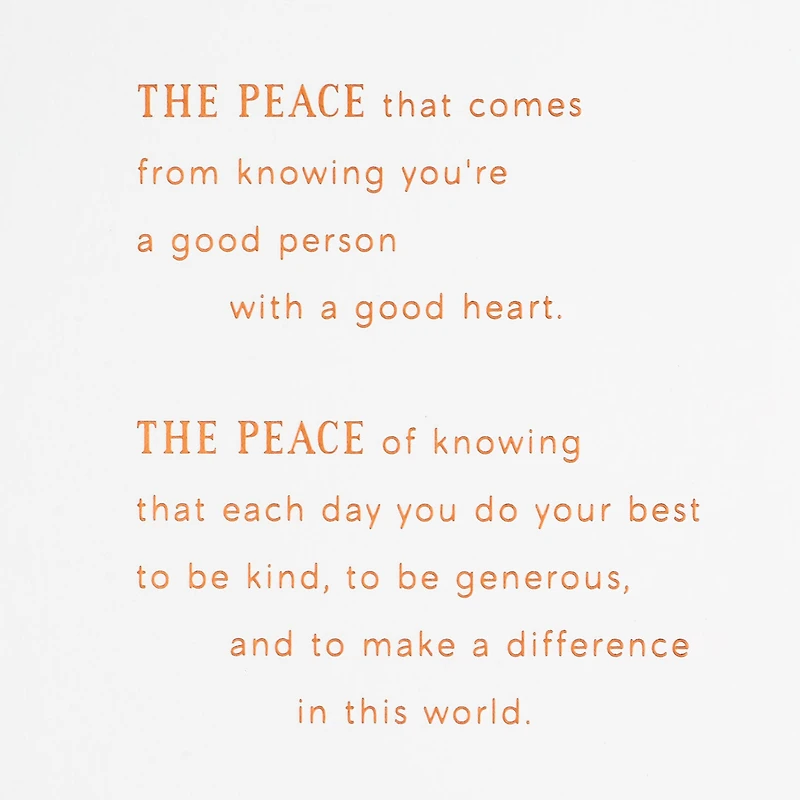 Wishing You Peace Christmas Card for Son for only USD 5.99 | Hallmark