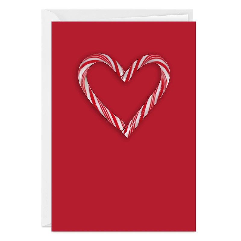 Candy Cane Heart Custom Holiday Card for only USD 4.99 | Hallmark