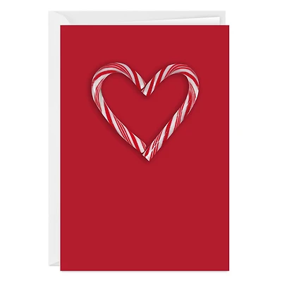 Candy Cane Heart Custom Holiday Card for only USD 4.99 | Hallmark