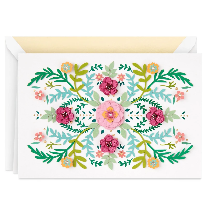 Handcrafted Flowers Blank Card for only USD 9.59 | Hallmark
