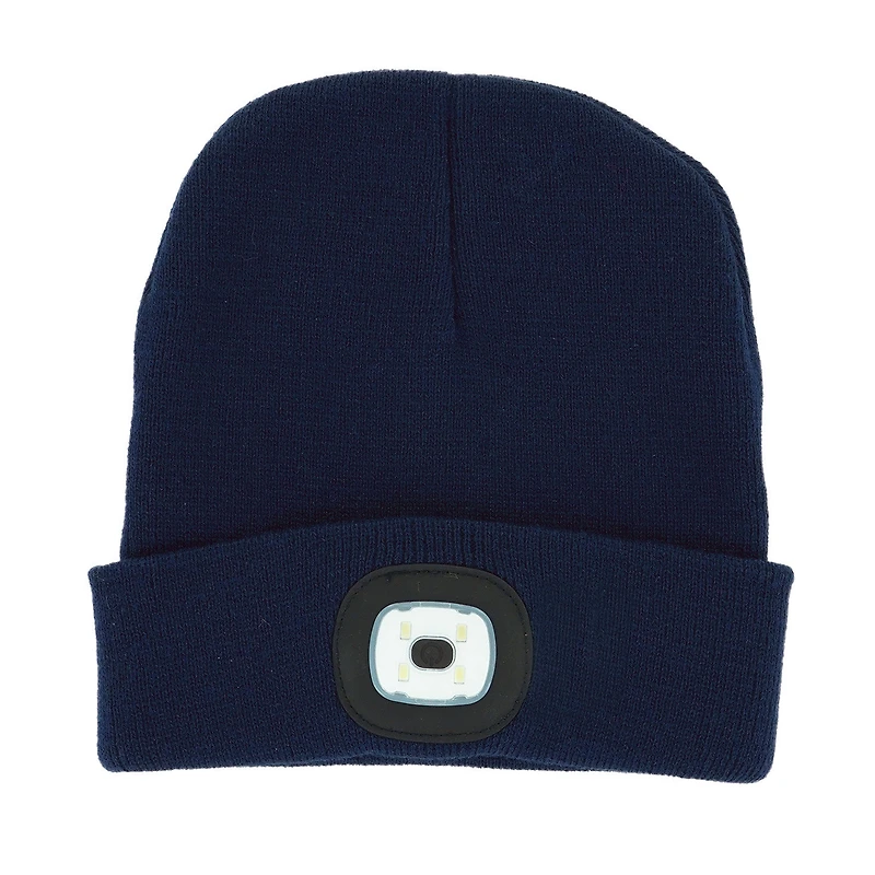 Night Scout Light-Up Rechargeable LED Beanie, Navy for only USD 14.99 | Hallmark