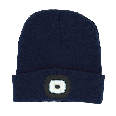 Night Scout Light-Up Rechargeable LED Beanie, Navy for only USD 14.99 | Hallmark