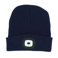 Night Scout Light-Up Rechargeable LED Beanie, Navy for only USD 14.99 | Hallmark