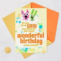 hoops&yoyo You're Wonderful to Infinity Birthday Card With Sound for only USD 7.99 | Hallmark