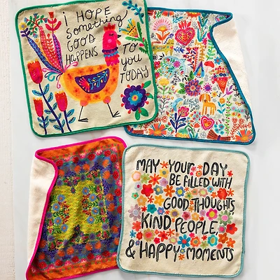 Natural Life Multicolor Microfiber Dish Cloths, Set of 4 for only USD 16.99 | Hallmark
