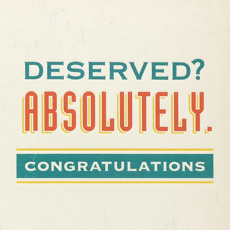 Well Deserved and Exciting Promotion Congratulations Card for only USD 4.59 | Hallmark