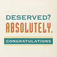 Well Deserved and Exciting Promotion Congratulations Card for only USD 4.59 | Hallmark
