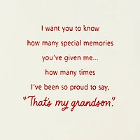Love Put Into Words Christmas Card for Grandson for only USD 5.99 | Hallmark