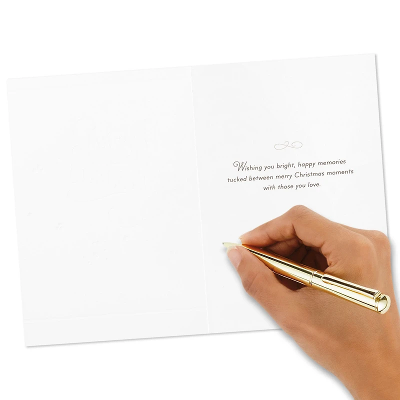 Merry Christmas Poinsettia Wreath Boxed Christmas Cards, Pack of 16 for only USD 15.49 | Hallmark