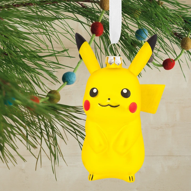 Pokémon Pikachu Blown Glass Hallmark Ornament for only USD 9.99 | Hallmark
