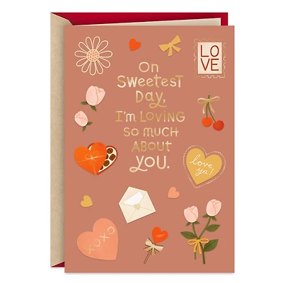 I Love So Much About You Romantic Sweetest Day Card for only USD 3.99 | Hallmark