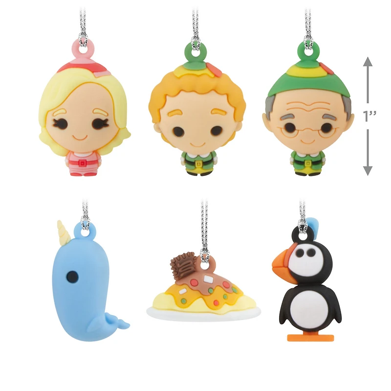 Mini Elf Shatterproof Hallmark Ornaments, Set of 6 for only USD 14.99 | Hallmark
