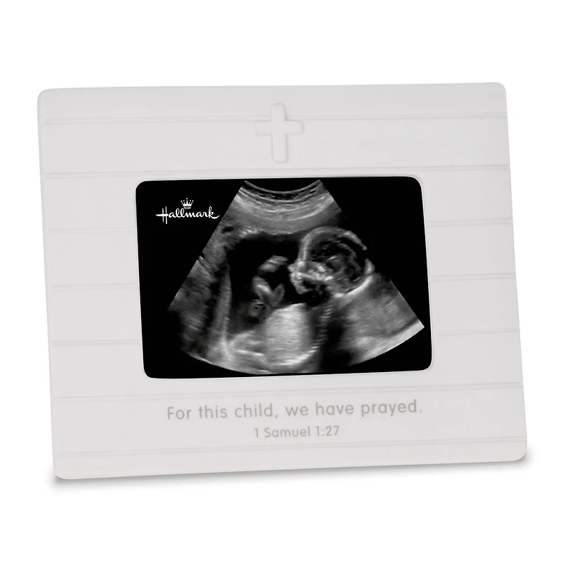 For This Child We Prayed Sonogram Porcelain Picture Frame, 3.75x2.5 for only USD 26.99 | Hallmark