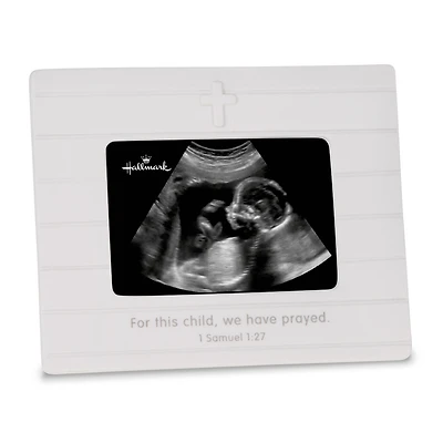For This Child We Prayed Sonogram Porcelain Picture Frame, 3.75x2.5 for only USD 26.99 | Hallmark