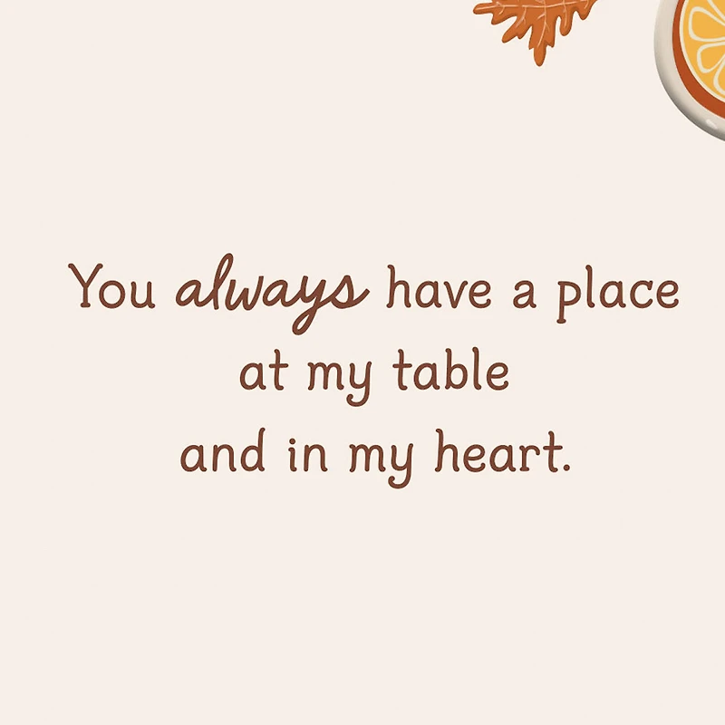 Always a Place at My Table Thanksgiving Card for only USD 2.99 | Hallmark