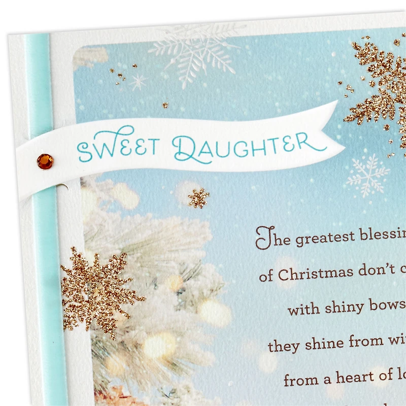You're a Gift and a Blessing Religious Christmas Card for Daughter for only USD 5.99 | Hallmark