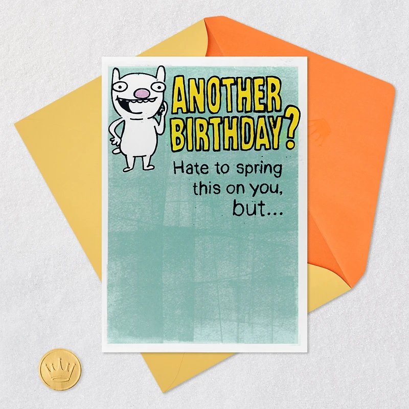 Hate to Spring This On You, Old-Timer Funny Pop-Up Birthday Card for only USD 4.99 | Hallmark