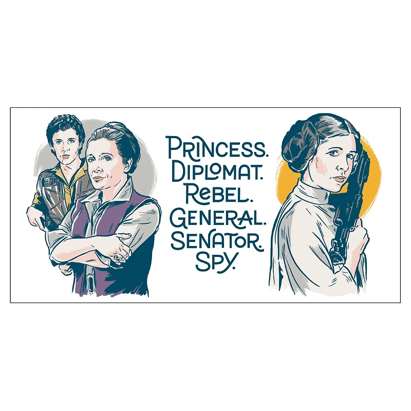 Star Wars™ Princess Leia™ Collectible Drinking Glass, 13.5 oz. for only USD 16.99 | Hallmark