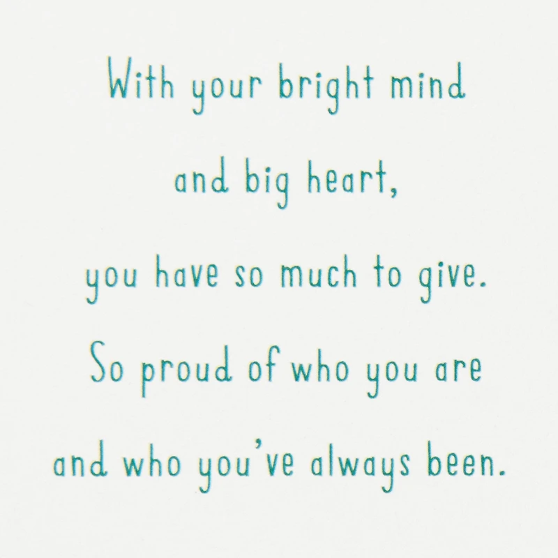 Proud of You Now and Always Christmas Card for Son for only USD 4.99 | Hallmark
