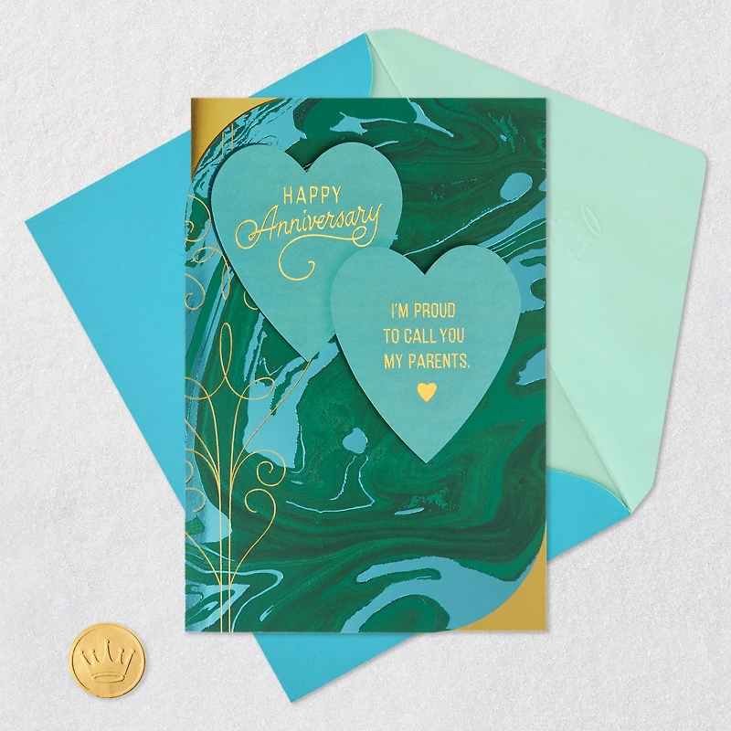Proud to Call You My Parents Anniversary Card for only USD 7.99 | Hallmark