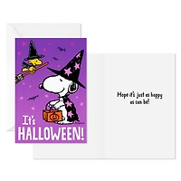 Peanuts® Snoopy and Woodstock Witches Halloween Cards, Pack of 6 for only USD 6.99 | Hallmark